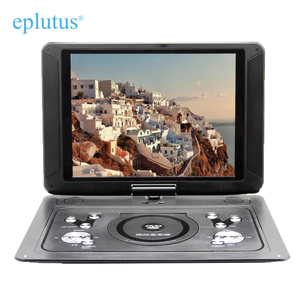 DVD плеер портативный с цифровом тюнером DVB-T2 поворотный экран 15&quot Eplutus LS-140T |