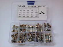 5x20mm-Fuse Assorted-Kits Fast-Blow 1A 5A 20A 3A 8A 100pcs/Lot-Set-Kit DIY