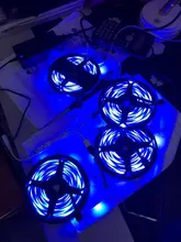 Tira de luces LED con Bluetooth para TV, cinta impermeable y Flexible con diodo de retroiluminación, RGB 5050, SMD 2835, cc 12V, 5M, 10M, 15M, 20M