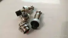 Male Connector-Plug Aviation GX12 with Cap-Lid 1set 2/3/4-/.. Circular-Socket-Plug 12mm