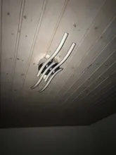 Led-Ceiling-Light Bedroom Curved-Design Restaurant Modern 2/3/4-lights AC85-265V 24W