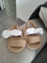 Sandalias antideslizantes con lazo para niñas de 0 a 18 meses, zapatos de princesa con lazo para bebés recién nacidas, sandalias de verano, de material PU