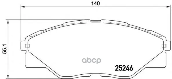 Колодки Тормозные P83137 Brembo арт. P83137