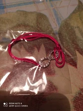 Las mujeres de Color de plata de diamantes de imitación Digital 8 infinito encanto trenza pulseras hombres pulseras hilo rojo pulsera para niño niñas niños de los Amantes regalo