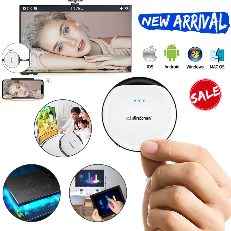Беспроводной дисплей HDR TV Stick HDMI Miracast DLNA 4K Mira screen Audio Game Video Anycast S Screen Device Adapter For Youtube|SmartTV-стики и тюнеры| |