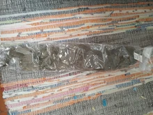 Coleta de colores degradados sintética para mujer, extensiones de cabello con Clip, estilo rizado ondulado, cola de poni, peinado azul y rosa