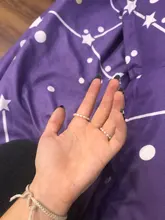 FFLACELL alta calidad Natural de agua dulce perla Multi-Cuentas anillo dedo joyería continuo círculo minimalista anillo de fiesta joyería