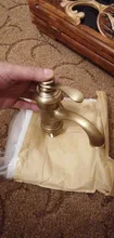 Tap Sink Basin Faucets-Crane Water-Mixer Antique Brass Torneira Hot-Selling YT-5065 6-