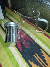 Glass Teapot Tea-Kettle INFUSER-FILTER Puer Flower Oolong Kung-Fu Heat-Resistant Stainless-Steel