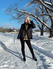 Plaid Shirt Tops Long-Sleeve Office Women Coat Loose Ladies Karsany And