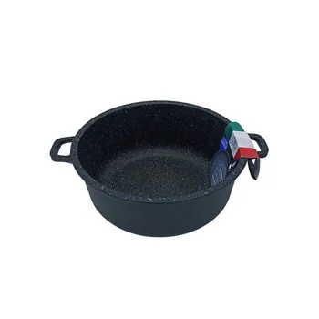 

Pressofuso anti-dressing Casseruola in pietra with 8 mm background. Indeformabile