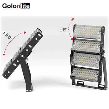 

Golonlite 500W 400W 600W LED flood light for football basketball stadium gym baseball swimming pool sport court CE Waterproof outdoor high quality Meanwell Lumileds SMD5050 220V 230V 120V 277V
