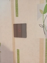 Glass-Switch Wall-Light Crystal Minitiger White 1-Gang Luxury Standard 1-Way EU