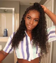 Extensiones con ondas al agua para mujeres negras, extensiones de pelo ondulado brasileño de 1, 3 y 4 ondas al agua, 30 pulgadas, extensiones de cabello humano