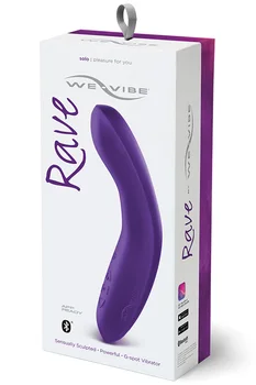 

Purple vibrating massager We Vibe Rave Purple-19,3 cm.