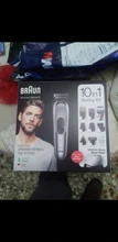 Braun Todo en Uno MGK 7221 Recortadora barba y cortapelo - Set 10 en 1, Maquinilla Gilletfe Fusión5 ProGlide, 4 peines