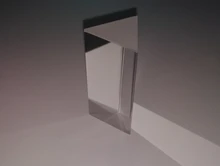 Prisma Triangular de 30x30x60mm, prismas de vidrio óptico BK7, enseñanza de física, espectro de luz refractado, arcoíris, para niños y estudiantes