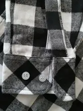 Plaid Shirt Outerwear Top Cotton Blouse Long-Sleeve Slim Female Autumn Winter And