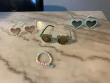 Makersland-pulsera con cuentas de arcilla suave para niñas, joyería para niños, cuentas esmeriladas, abalorio, regalo de Navidad