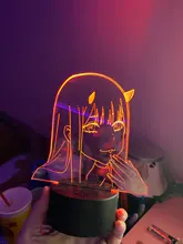 Two-Figure Nightlight Lamp Decor-Light Gift Manga Darling Zero Girls Bedroom Anime In-The-Franxx