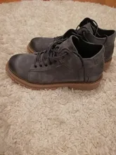 Boots Footwear Men Shoes Fashion DEKABR Winter New Autumn Lace-Up Ankle Top-Brand