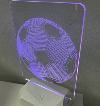 

LEDLUX 3 DB001 3D acrylic rectangle shape without Figure (3 DB001)