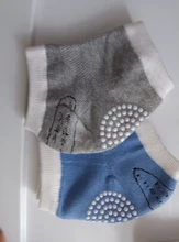 Rodilleras de bebé Infante algodón suave para recién nacido, rodilleras de seguridad para gatear para niños, protección para niños y niñas, calcetines protectores de rodilla #10