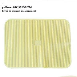 Enhanced Pet Grooming Table with Non - Slip Mat - Durable, Odorless Silicone Surface (Yellow)
