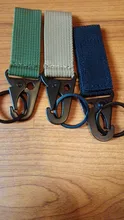 Keychain Hook Carabiners Climbing-Accessories Tactical-Bag Molle-Strap Belt-Clips Webbing-Buckle