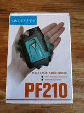 Mileseey-telémetro láser para Golf, Mini telémetro deportivo, medidor de distancia, para caza, PF210, 600M Yd