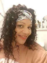 Vanlov brasileño agua Diadema con ondas Peluca de cabello humano sin costuras completa máquina pelucas de cabello humano Remy peluca y bufanda para las mujeres negras