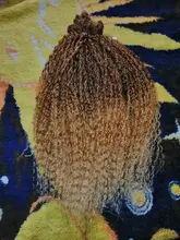 Nature Hair Extensions Afro Kinky Curly Hair Bundles 24 inch Ombre Blonde High Temperature Fiber Synthetic Hair Weave Bundles