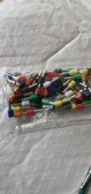 100PCS E2508 14 AWG 2.5mm2 Insulated Cord End Terminal Wire Ferrules