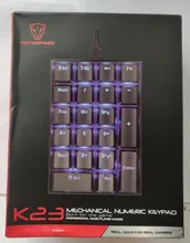 Mechanical-Keyboard Keypad Numeric Outemu-Switch Motospeed K23 OSU Blue 21-Keys Led-Backlight