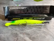 Ravenclraft-señuelo de Pesca wobblers 113SF 12,2g, pececillo flotante lento, Jerkbait, labio poligonal, gancho triple para trucha de lubina