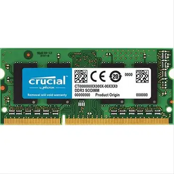 

Memory module Crucial 8GB DDR3 1600 MT/s CL11 SODIMM 204pin