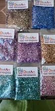 DIY Necklace Pendant Rhinestone-Decoration Nail-Stones Crushed Glass Irregular Multicolor