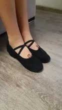 Ballet-Shoes Jazz Low-Heels Soft-Sole Black/red Women Girls Kids Exercise