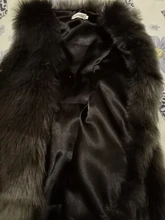 Chaleco de piel sintética para mujer, abrigo de piel de conejo de gran tamaño, ropa sin mangas para uso exterior, chaqueta de piel Artificial cálida informal