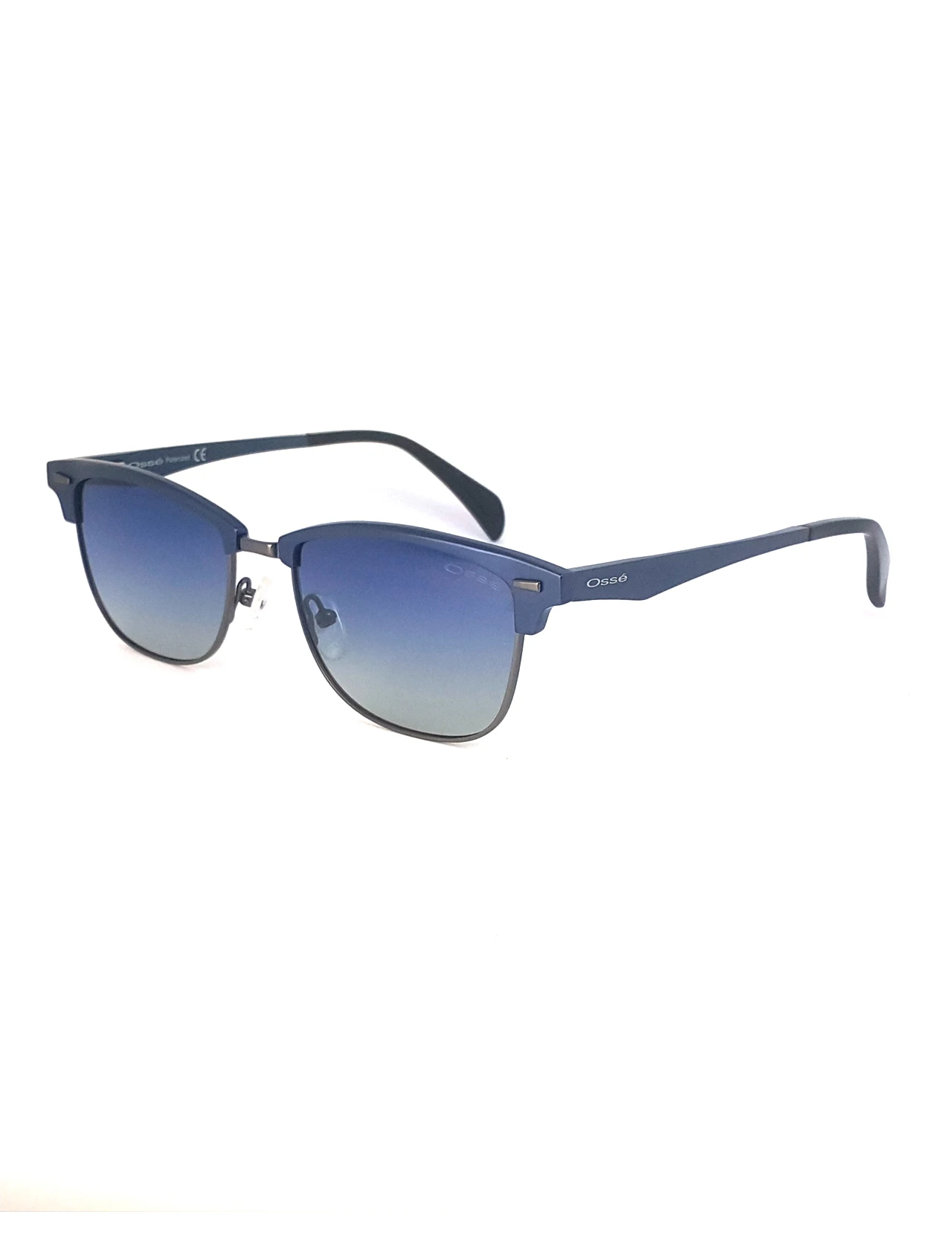 

Unisex sunglasses os 1809 02 metal navy blue organic rectangle rectangular 54-18-145 osse