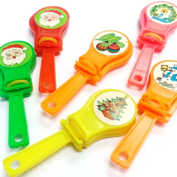 

24 pcs Mini 7cm christmas X'mas Sound Clappers 791 4-2 Goody Bags party Favor toys Pinata Carnivals Clicker Sound Maker