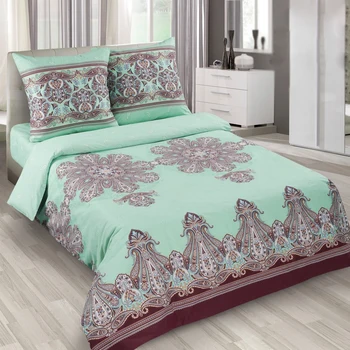 

Bed linen Mercury home "mint breeze" euro maxi poplin, Ivanovo