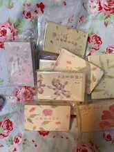 El Sr. De papel 30 unids/caja 8 diseños Ins estilo de flores y hierba serie creativo mensaje cuenta mano Deco DIY caja de cerillas, Material de papel