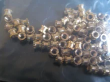 100 uds/50 uds/20 piezas Uds M2 M2.5 M3 M4 M5 M6 M8 tuerca de inserción de bronce de moldeo por inyección de rosca moleteada de latón de nueces
