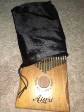 Bag Book Tune-Hammer Gecko Kalimba Thumb Instruction Koa Musical-Gift Aiersi 17-Keys