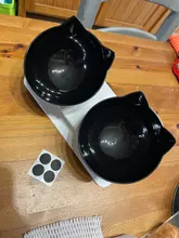 Cat-Bowls Bowl-Supplies Feeders Raised-Stand Double For Cats Dogs Non-Slip with Pet-Food