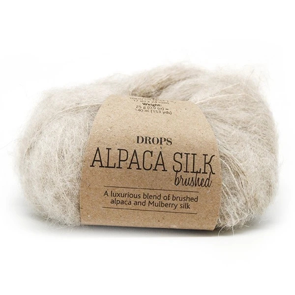 Пряжа DROPS «Brushed Alpaca Silk»