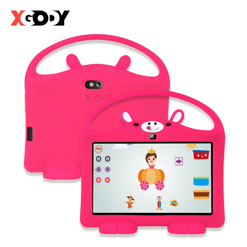 XGODY 7 Inch Kids Tablet PC Android 9.0 Children Learning Tablet 2GB