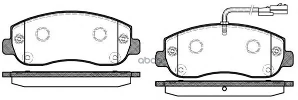 1449 01_=13.0460-4856.2 [4419950]!Колодки Дисковые П Renault Master Iv, Opel Movano 2.3cdti 10 Remsa 144901 Remsa арт. 144901