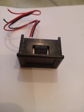 Mini voltímetro Digital de alta calidad para coche, batería de prueba de voltaje DC 2,4 V-30V, 2 cables, pantalla LED